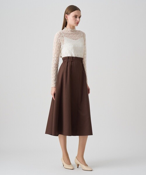 セール】【セットアップ対応商品】ドライツイルギャザースカート