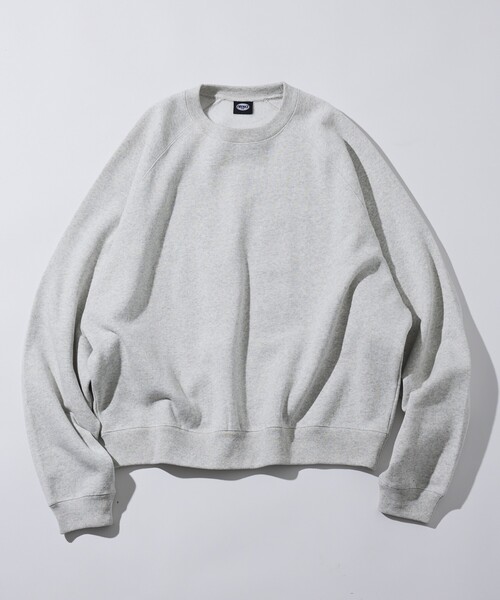 FREAK'S STORE(フリークスストア)の「限定展開 12oz Short Length ヘビーウェイト ラグランスリーブ スウェット/ショート丈(スウェット・メンズ・ブラック/ネイビー/アッシュグレー/スミクロ/杢グレー・SMALL/MEDIUM/LARGE)」の6枚目の写真