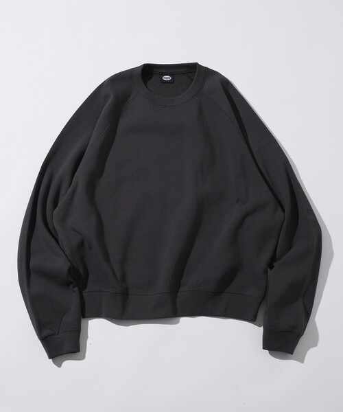 FREAK'S STORE(フリークスストア)の「限定展開 12oz Short Length ヘビーウェイト ラグランスリーブ スウェット/ショート丈(スウェット・メンズ・ブラック/ネイビー/アッシュグレー/スミクロ/杢グレー・SMALL/MEDIUM/LARGE)」の8枚目の写真