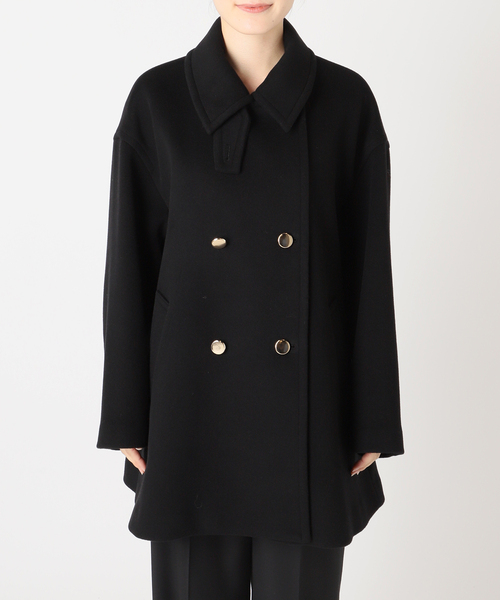 セール】《追加》SUPER120/MANTECOステンカラーショートコート（ステン