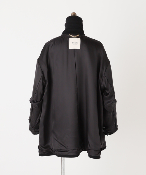 セール】《追加》SUPER120/MANTECOステンカラーショートコート（ステン