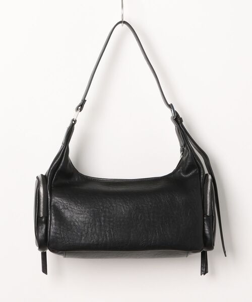 archives（アルシーヴ）の「サイドポケットワンハンドルバッグ（ハンドバッグ・レディース・ワイン/ブラック/ブラウン・FREE）」の4枚目の写真