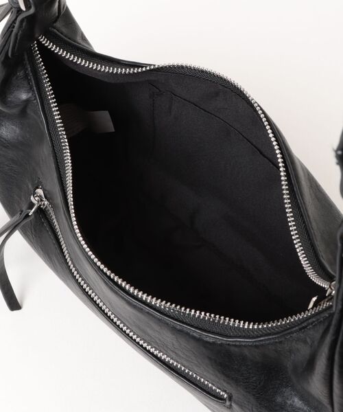 archives（アルシーヴ）の「サイドポケットワンハンドルバッグ（ハンドバッグ・レディース・ワイン/ブラック/ブラウン・FREE）」の5枚目の写真