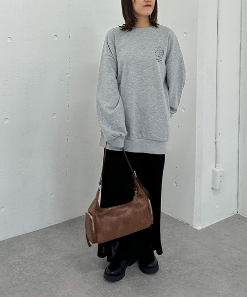 archives（アルシーヴ）の「サイドポケットワンハンドルバッグ（ハンドバッグ・レディース・ワイン/ブラック/ブラウン・FREE）」の17枚目の写真