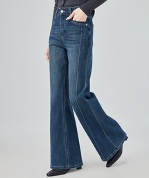 SUWDEE（スーディー）の「washed seam flare denim pants（デニムパンツ）」