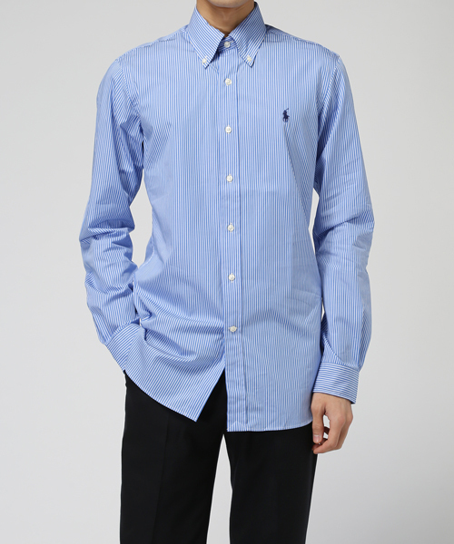 POLO RALPH LAUREN(ポロ ラルフ ローレン)の「ストライプド ポプリン ドレス シャツ(シャツ/ブラウス・メンズ・ブルー系その他・15 /17/16//15//14//16)」の5枚目の写真