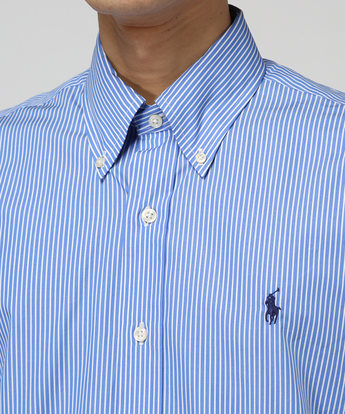 POLO RALPH LAUREN(ポロ ラルフ ローレン)の「ストライプド ポプリン ドレス シャツ(シャツ/ブラウス・メンズ・ブルー系その他・15 /17/16//15//14//16)」の6枚目の写真