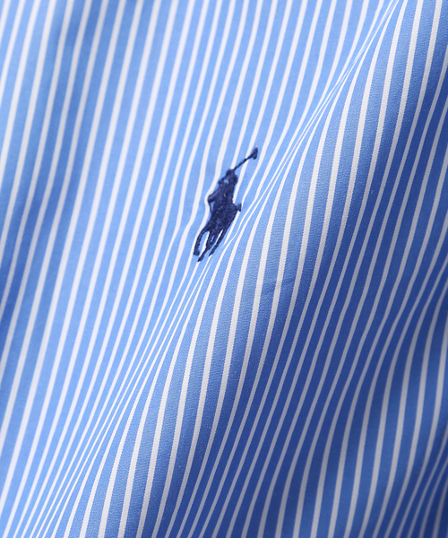 POLO RALPH LAUREN(ポロ ラルフ ローレン)の「ストライプド ポプリン ドレス シャツ(シャツ/ブラウス・メンズ・ブルー系その他・15 /17/16//15//14//16)」の9枚目の写真