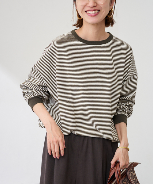 フレームワーク　ミジンボーダーロンT ≪追加≫ミジンボーダーロンT（Tシャツ/カットソー）｜FRAMeWORK