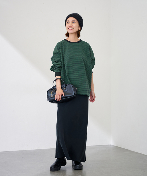 ≪追加≫ミジンボーダーロンT（Tシャツ/カットソー）｜FRAMeWORK