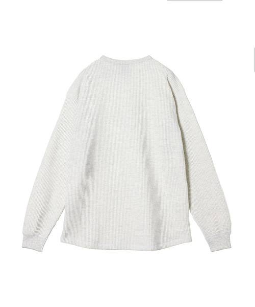 THE NORTH FACE(ザノースフェイス)の「THE NORTH FACE L/S Warm Waffle Crew NT62436(Tシャツ/カットソー・メンズ・ブラック/ホワイト・MEDIUM/LARGE/X-LARGE/SMALL)」の3枚目の写真
