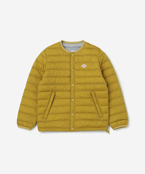 DANTON（ダントン）の「DANTON | キッズ インナー ナイロンタフタ クルーネックダウンジャケット（ダウンジャケット/コート・キッズ・マスタード/ブラック/オフホワイト・115/105/125/135）」の6枚目の写真