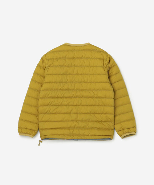 DANTON（ダントン）の「DANTON | キッズ インナー ナイロンタフタ クルーネックダウンジャケット（ダウンジャケット/コート・キッズ・マスタード/ブラック/オフホワイト・115/105/125/135）」の7枚目の写真