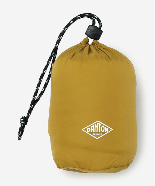 DANTON（ダントン）の「DANTON | キッズ インナー ナイロンタフタ クルーネックダウンジャケット（ダウンジャケット/コート・キッズ・マスタード/ブラック/オフホワイト・115/105/125/135）」の5枚目の写真