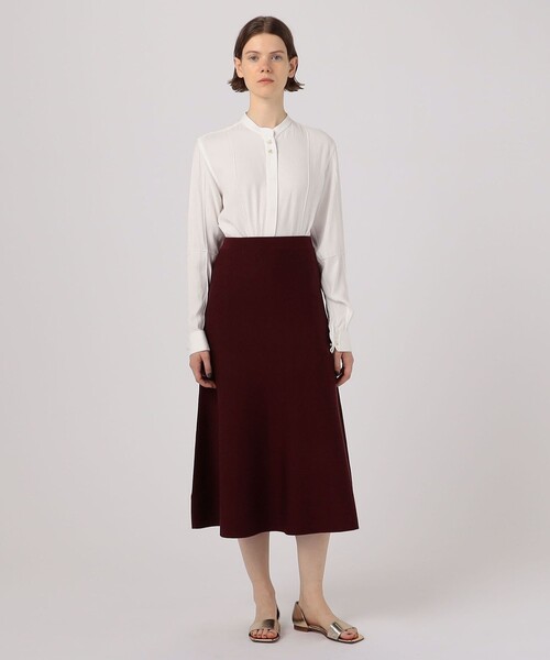 TOMORROWLAND （トゥモローランド）の「GABRIELA HEARST FREDDIE SKIRT（スカート・レディース・ボルドー・XS）」の2枚目の写真