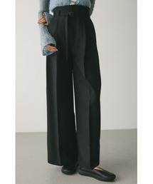 STYLEMIXER | ハイウエストワイドベルトパンツ(スラックス)