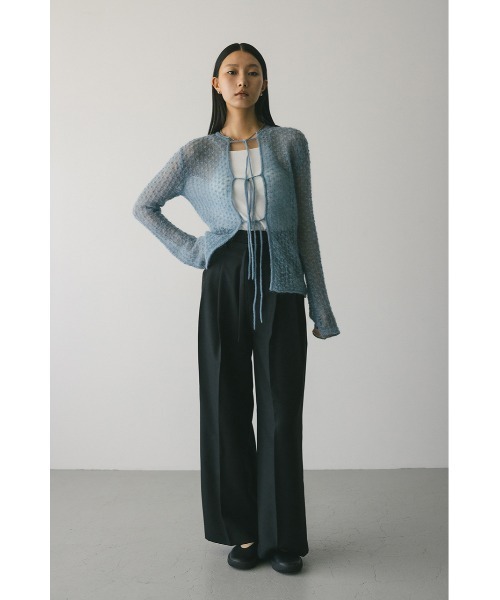 STYLEMIXER(スタイルミキサー)の「ハイウエストワイドベルトパンツ(スラックス・レディース・ブラウン/ブラック/グレー・SMALL/MEDIUM)」の5枚目の写真