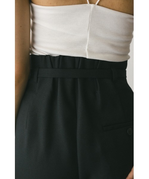 STYLEMIXER(スタイルミキサー)の「ハイウエストワイドベルトパンツ(スラックス・レディース・ブラウン/ブラック/グレー・SMALL/MEDIUM)」の9枚目の写真