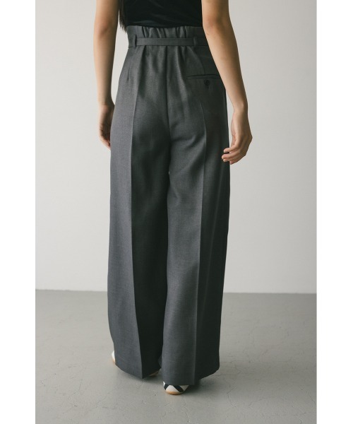STYLEMIXER(スタイルミキサー)の「ハイウエストワイドベルトパンツ(スラックス・レディース・ブラウン/ブラック/グレー・SMALL/MEDIUM)」の20枚目の写真