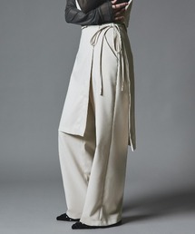 W:Huku（フーク）の「【W:Huku / クラシカルツイルシリーズ】レイヤード スラックス パンツ / Classic Twill Layered Slacks（スラックス）」