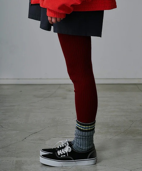 FACETASM（ファセッタズム）の「FACETASM/ファセッタズム RIB SOCKS 靴下（ソックス/靴下・メンズ・グレー/ホワイト・00）」の6枚目の写真