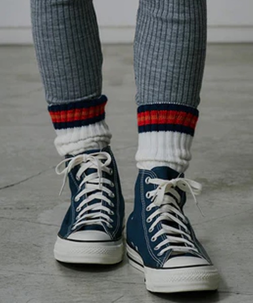 FACETASM（ファセッタズム）の「FACETASM/ファセッタズム RIB SOCKS 靴下（ソックス/靴下・メンズ・グレー/ホワイト・00）」の7枚目の写真