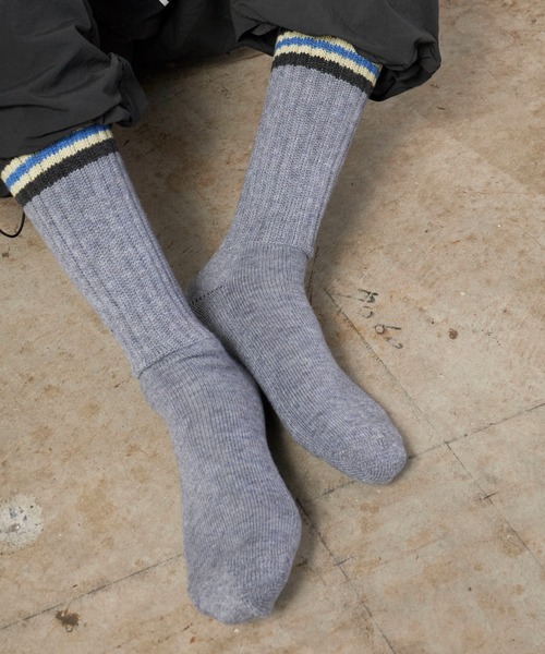 FACETASM（ファセッタズム）の「FACETASM/ファセッタズム RIB SOCKS 靴下（ソックス/靴下・メンズ・グレー/ホワイト・00）」の12枚目の写真