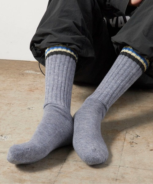 FACETASM（ファセッタズム）の「FACETASM/ファセッタズム RIB SOCKS 靴下（ソックス/靴下・メンズ・グレー/ホワイト・00）」の13枚目の写真