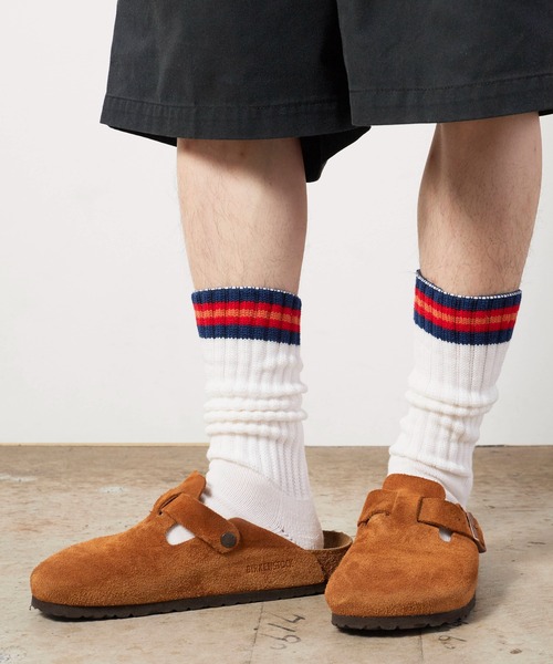 FACETASM（ファセッタズム）の「FACETASM/ファセッタズム RIB SOCKS 靴下（ソックス/靴下・メンズ・グレー/ホワイト・00）」の9枚目の写真