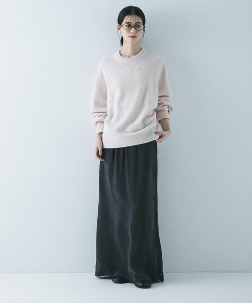 URBAN RESEARCH（アーバンリサーチ）の「キュプラギャザーIラインスカート（スカート・レディース・グリーン系その他/チャコールグレー/グレー・36/38）」の20枚目の写真