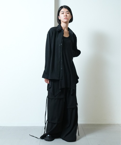 Ruze（ルゼ）の「Irregular cut tank top / イレギュラーカット タンク