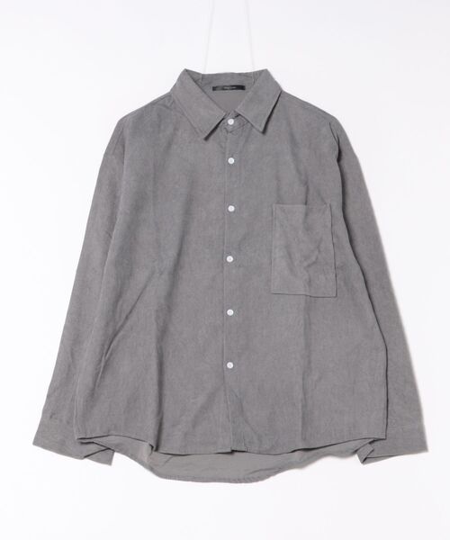 B.I.D.(ビーアイディー)の「《コーデュロイシャツ》(シャツ/ブラウス・メンズ・ブラウン/グレー/ブラック・LARGE/MEDIUM)」の6枚目の写真