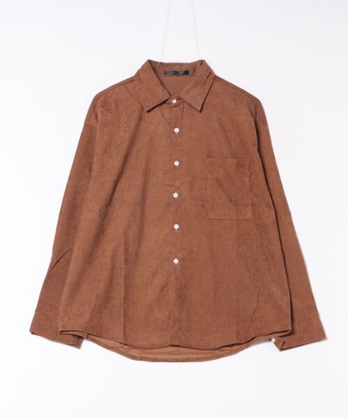 B.I.D.(ビーアイディー)の「《コーデュロイシャツ》(シャツ/ブラウス・メンズ・ブラウン/グレー/ブラック・LARGE/MEDIUM)」の7枚目の写真