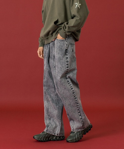 XLARGE グレー ロゴプリント パンツ XL XLARGE スウェットパンツ ジャージ MULTI LOGO SWEAT PANTS メンズ