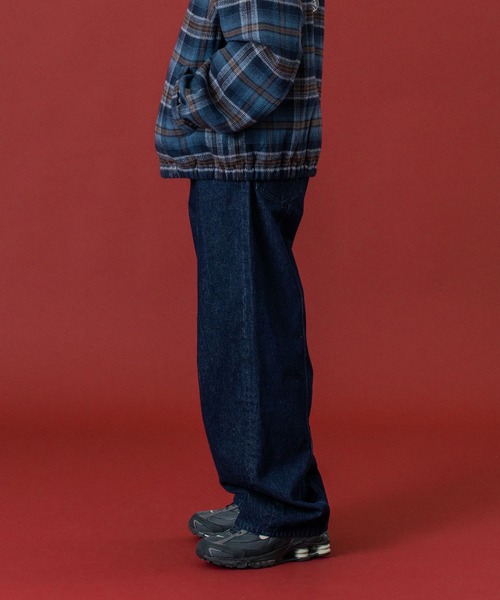 XLARGE（エクストララージ）の「PANELED DENIM PANTS（デニムパンツ・メンズ・インディゴブルー/グレー/ブラック・36inch/30inch/32inch/34inch）」の4枚目の写真