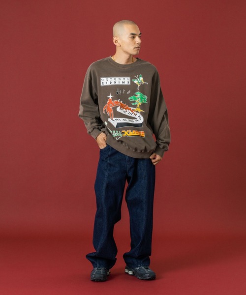 XLARGE（エクストララージ）の「PANELED DENIM PANTS（デニムパンツ・メンズ・インディゴブルー/グレー/ブラック・36inch/30inch/32inch/34inch）」の9枚目の写真