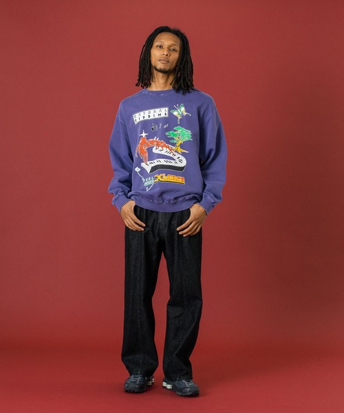 XLARGE（エクストララージ）の「PANELED DENIM PANTS（デニムパンツ・メンズ・インディゴブルー/グレー/ブラック・36inch/30inch/32inch/34inch）」の17枚目の写真