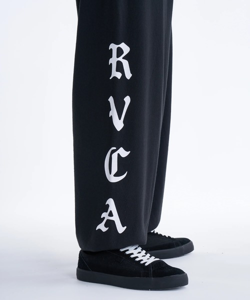 RVCA(ルーカ)の「RVCA メンズ VA WORLD WIDE PT セットアップボトムス 【2025年秋冬モデル】/ルーカサイドロゴプリントウエストゴムスウェットパンツ(SETUP対応可能)(スウェットパンツ・メンズ・オフホワイト/ブラック/ブラウン系その他・SMALL/MEDIUM/LARGE/X-LARGE)」の8枚目の写真