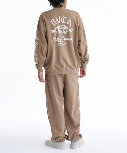 RVCA(ルーカ)の「RVCA メンズ VA WORLD WIDE PT セットアップボトムス 【2025年秋冬モデル】/ルーカサイドロゴプリントウエストゴムスウェットパンツ(SETUP対応可能)(スウェットパンツ・メンズ・オフホワイト/ブラック/ブラウン系その他・SMALL/MEDIUM/LARGE/X-LARGE)」の16枚目の写真