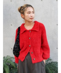 Ungrid | 【WEB限定】シャギーニットショートカーディガン(カーディガン/ボレロ)