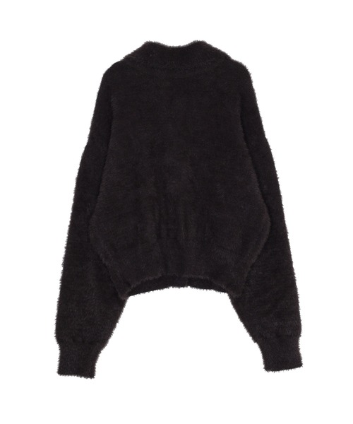 Ungrid(アングリッド)の「【WEB限定】シャギーニットショートカーディガン(カーディガン/ボレロ・レディース・ブラウン/レッド/ライトグレー・FREE)」の10枚目の写真