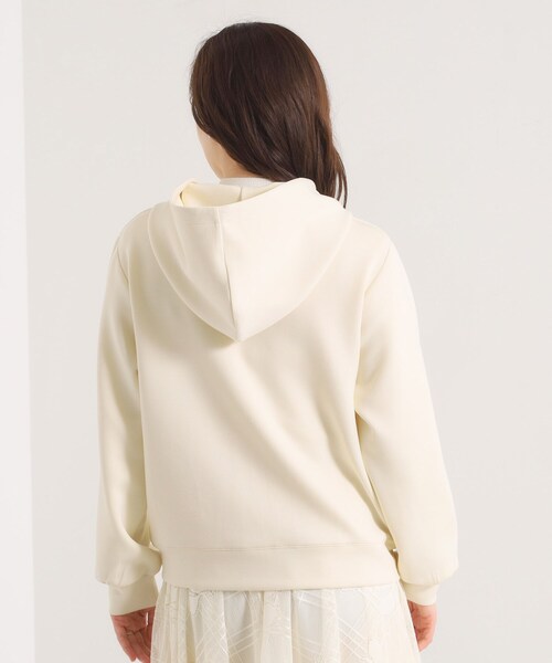 ITS'DEMO（イッツデモ）の「【洗濯機OK】ダンボールパーカ（パーカー・レディース・アイボリー/ブラック/ブラウン系その他・00）」の9枚目の写真