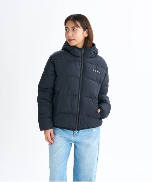 ROXY(ロキシー)の「MY BREAK /ロキシーエコダウン撥水ジャケット(ダウンジャケット/コート・レディース・ブラック/ナチュラル/ブルー/ベージュ・MEDIUM/LARGE)」の6枚目の写真
