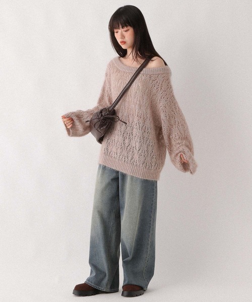 Heather（ヘザー）の「WリボンデザインBAG　603616（ショルダーバッグ・レディース・ブラック系その他/ブラック/ブラウン・ONE SIZE）」の8枚目の写真