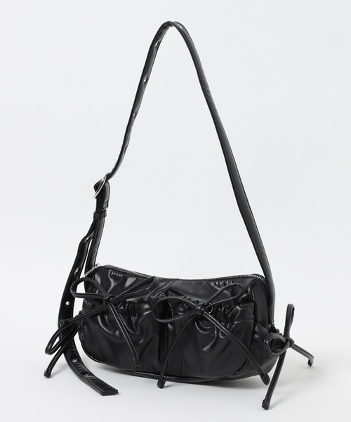 Heather（ヘザー）の「WリボンデザインBAG　603616（ショルダーバッグ・レディース・ブラック系その他/ブラック/ブラウン・ONE SIZE）」の11枚目の写真