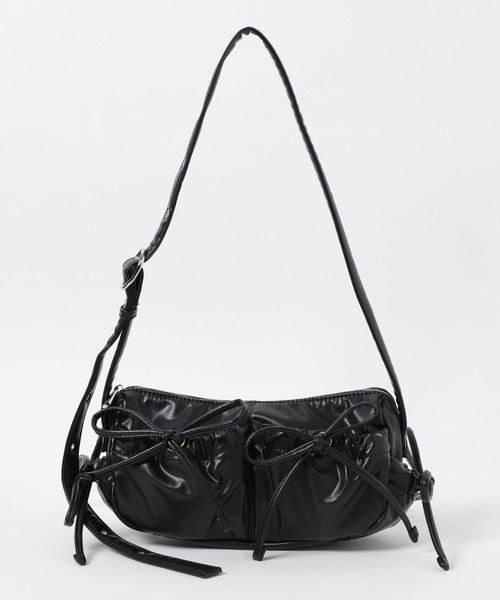 Heather（ヘザー）の「WリボンデザインBAG　603616（ショルダーバッグ・レディース・ブラック系その他/ブラック/ブラウン・ONE SIZE）」の12枚目の写真