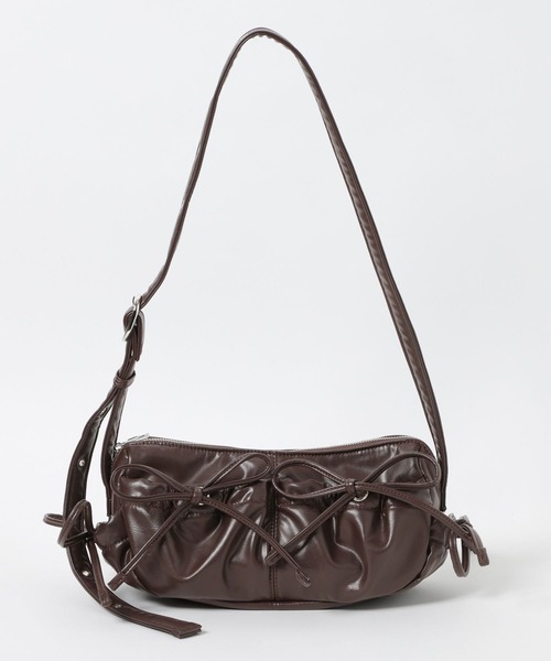 Heather（ヘザー）の「WリボンデザインBAG　603616（ショルダーバッグ・レディース・ブラック系その他/ブラック/ブラウン・ONE SIZE）」の13枚目の写真