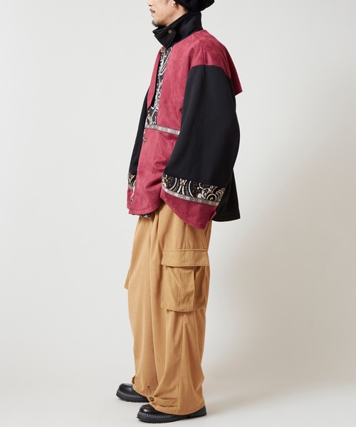 チャイハネ（チャイハネ）の「【チャイハネ】異素材パッチワークMEN'Sアウター（その他アウター・メンズ・ネイビー/ブラック・FREE）」の8枚目の写真