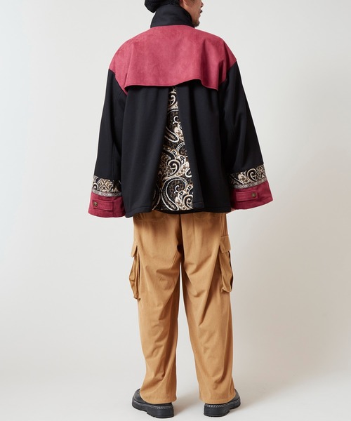 チャイハネ（チャイハネ）の「【チャイハネ】異素材パッチワークMEN'Sアウター（その他アウター・メンズ・ネイビー/ブラック・FREE）」の10枚目の写真