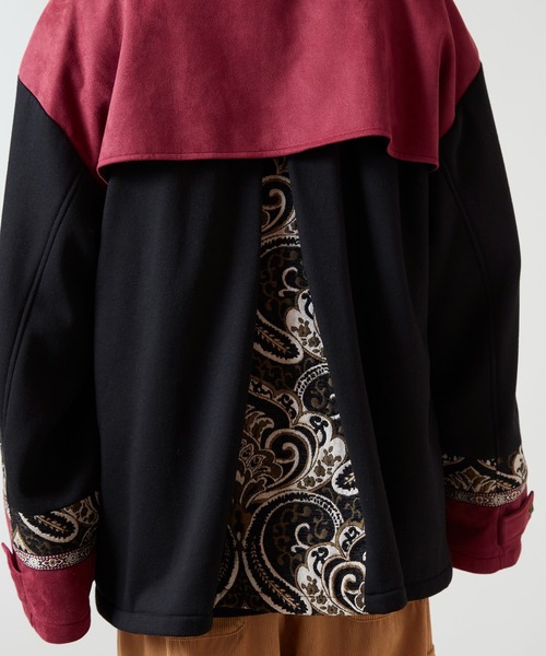 チャイハネ（チャイハネ）の「【チャイハネ】異素材パッチワークMEN'Sアウター（その他アウター・メンズ・ネイビー/ブラック・FREE）」の11枚目の写真